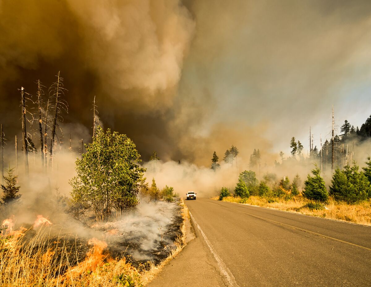 Wildfire smoke in Canada